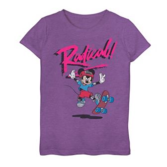 Disney's Mickey Mouse Girls 7-16 Radical Shredding Graphic Tee