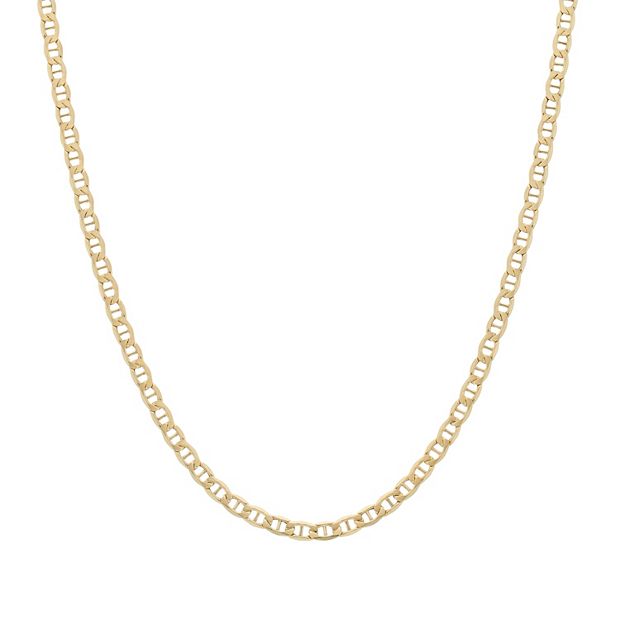 Kohls white 2025 gold chain