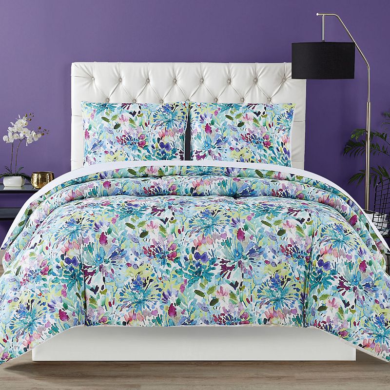 Christian Siriano Dahlia Comforter Set, Multicolor, Queen