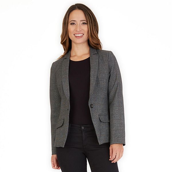 Women's Apt. 9® One-Button Notch-Collar Blazer