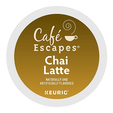 Café Escapes® Chai Latte, K-Cup® Pods, 24 Count