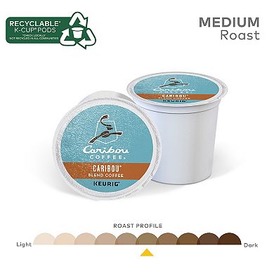 Caribou Coffee® Caribou Blend Coffee, Medium Roast K-Cup® Pods, 24 Count