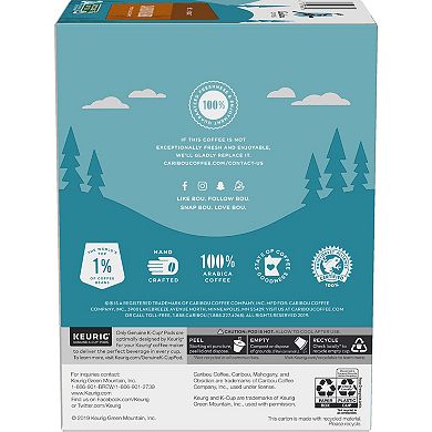 Caribou Coffee® Caribou Blend Coffee, Medium Roast K-Cup® Pods, 24 Count