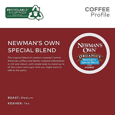 Newman's Own® Special Blend Coffee, Medium Roast K-Cup® Pods, 24 Count