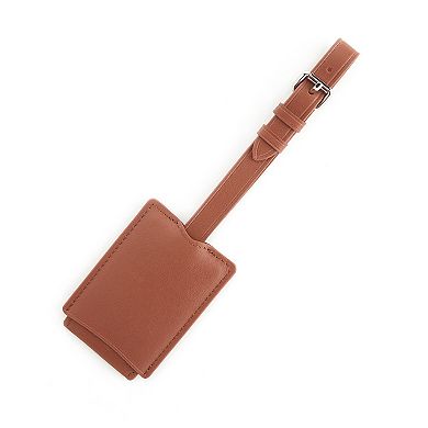 Royce Leather Retractable Leather Luggage Tag