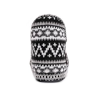 Women's Muk Luks Red & Gray Amira Slippers