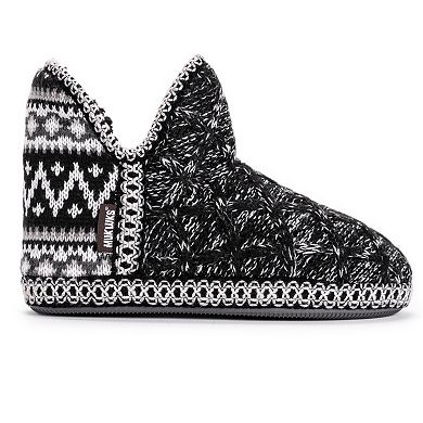 Women's Muk Luks Red & Gray Amira Slippers