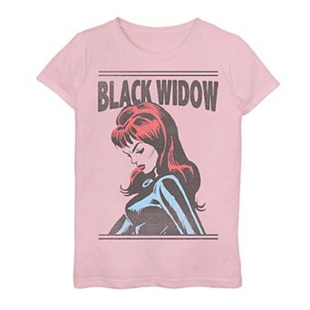 Girls 7-16 Marvel Widow Simple Graphic Tee