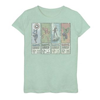 Girls 7-16 Marvel Comics Original Panels Graphic Tee