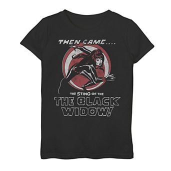 Girls 7-16 Marvel Vintage Black Widow Graphic Tee