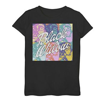 Girls 7-16 Marvel Black Widow Pop Graphic Tee