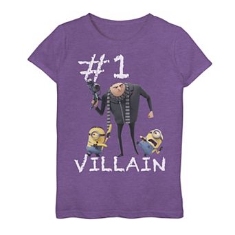 Girls 7-16 Despicable Me Minions High School Most Likely To Photo Grid Graphic Tee