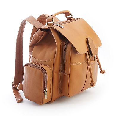 Royce Leather Expandable Backpack