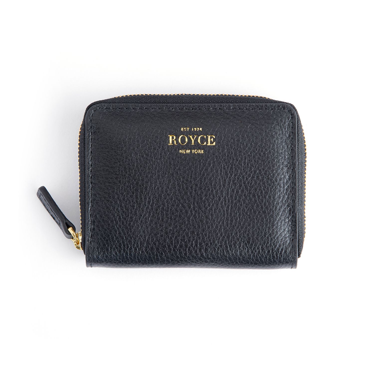 Royce New York Leather Valet Key Chain - Black