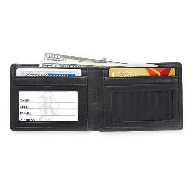 Royce Leather Slim Bifold Wallet