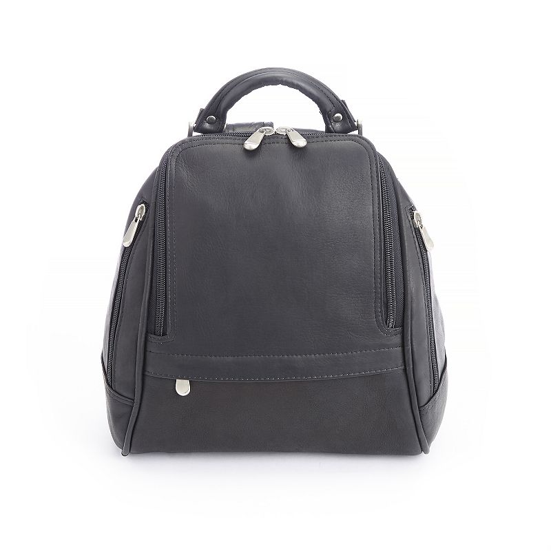 Royce Leather Sling Backpack, Black