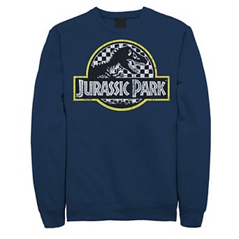 Men's Jurassic Park Checkered Classic Logo Sweatshirt