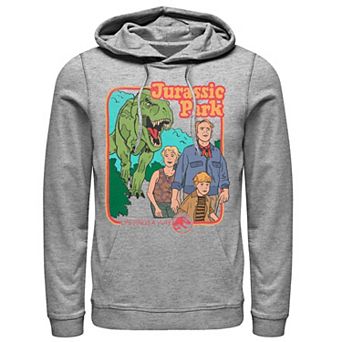 Men's Jurassic Park Vintage Characters Life Finds A Way Hoodie