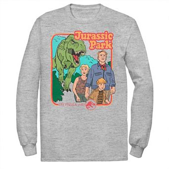 Men's Jurassic Park Vintage Characters Life Finds A Way Tee