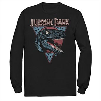 Men's Jurassic Park New Wave Blue Raptor Icon Tee