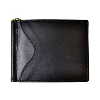Royce Trim Leather Money Clip Wallet