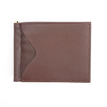 Royce Trim Leather Money Clip Wallet