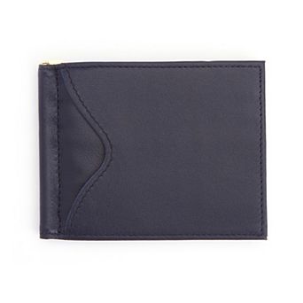 Royce Trim Leather Money Clip Wallet