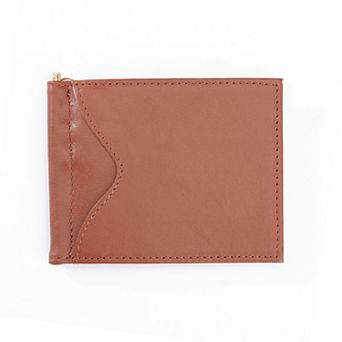 Royce Trim Leather Money Clip Wallet