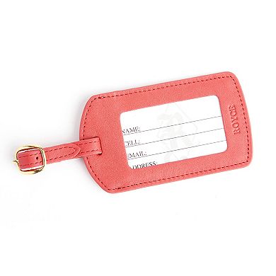 Royce Leather Handcrafted Luggage Tag