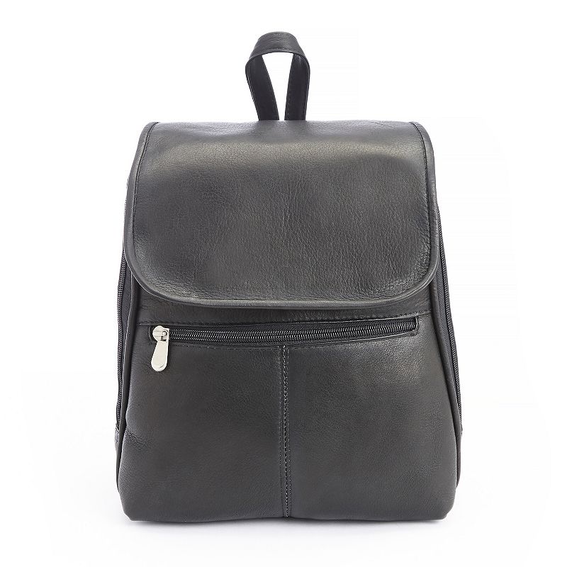 Royce Leather Luxury Tablet Travel Backpack, Black