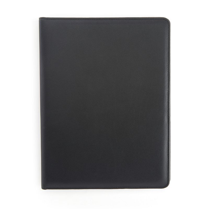 Royce Leather Executive Document Presentation Folder, Black