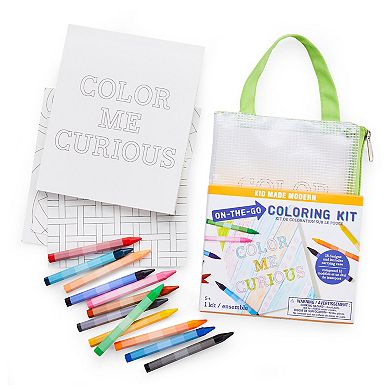 Kid Made Modern On-The-Go Coloring Kit
