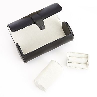 Royce Leather Cufflink Watch Roll