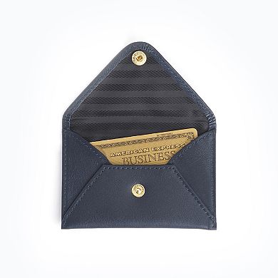 Royce Leather Mini Envelope Card Case