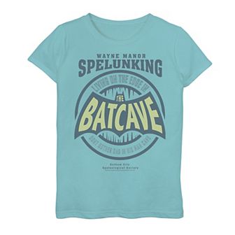 Girls 7-16 DC Comics Batman Batcave Mancave Graphic Tee