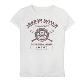 Girls 7-16 DC Comics Batman Arkham Dad Graphic Tee