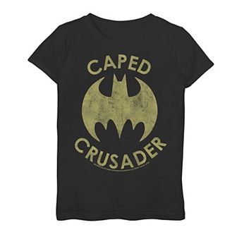 Girls 7-16 DC Comics Batman Caped Crusader Graphic Tee
