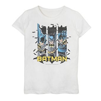 Girls 7-16 DC Comics Batman Action Panels Graphic Tee