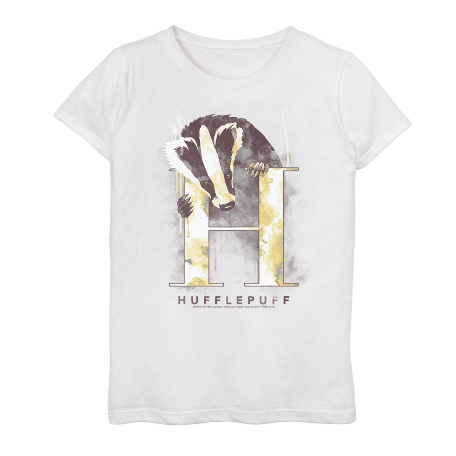 Image for Harry Potter Girls 7-16 Hufflepuff House Watercolor Graphic Tee at Kohl's.