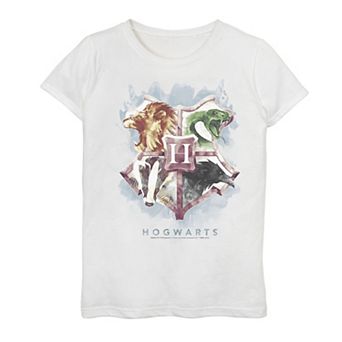 Girls 7-16 Harry Potter Hogwarts Crest Watercolor Graphic Tee