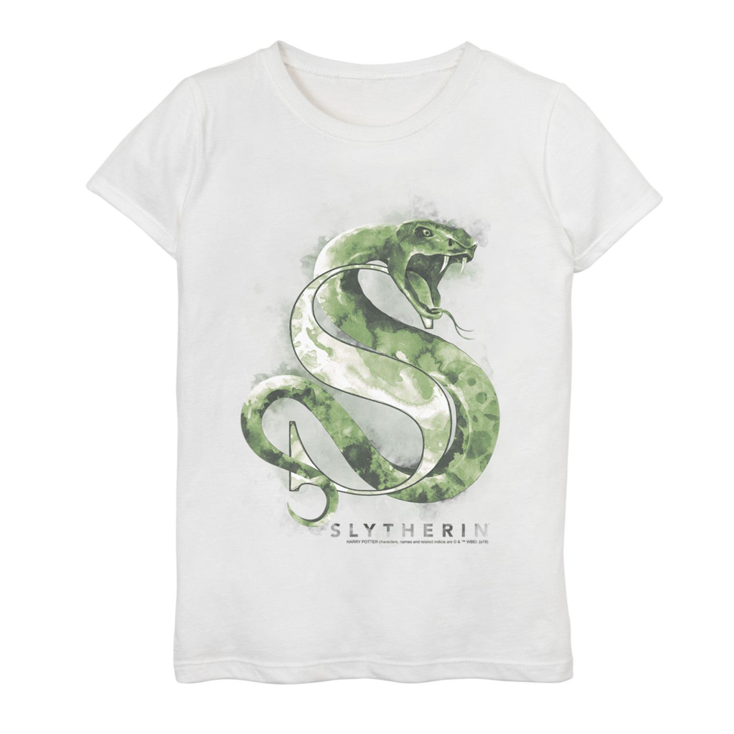 Image for Harry Potter Girls 7-16 Slytherin House Watercolor Graphic Tee at Kohl's.
