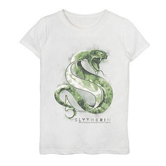Girls 7-16 Harry Potter Slytherin House Watercolor Graphic Tee