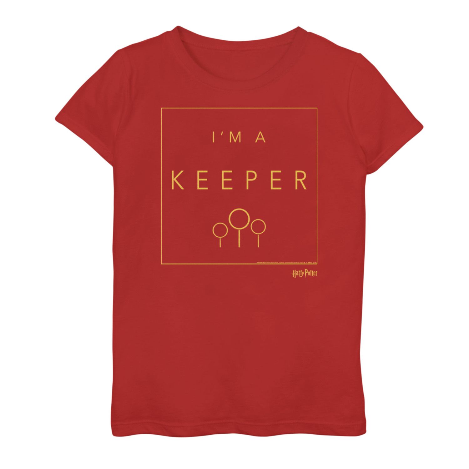 Image for Harry Potter Girls 7-16 Quidditch I'm A Keeper Graphic Tee at Kohl's.
