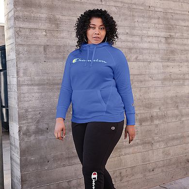 Plus Size Champion Powerblend Graphic Hoodie 