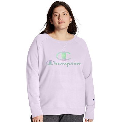 Plus Size Champion Powerblend Fleece Crewneck Sweatshirt