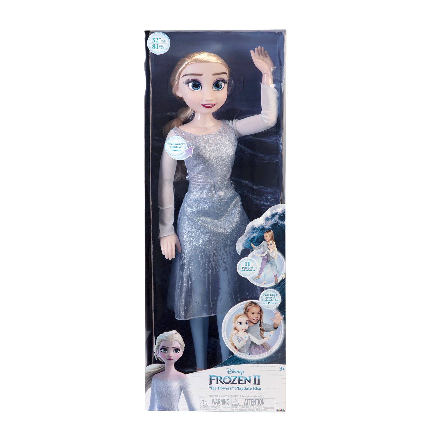 elsa ice powers playdate doll