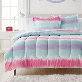Dream Factory Tie Dye Stripe Comforter Set