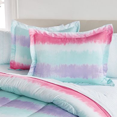 Dream Factory Tie Dye Stripe Comforter Set