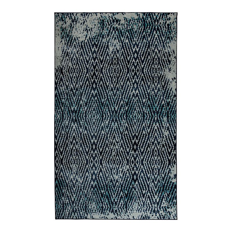 Mohawk Home Prismatic Maisie EverStrand Rug, Blue, 5X8 Ft