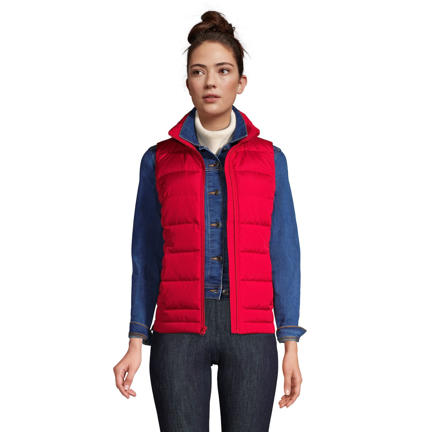 kohls womens red coats